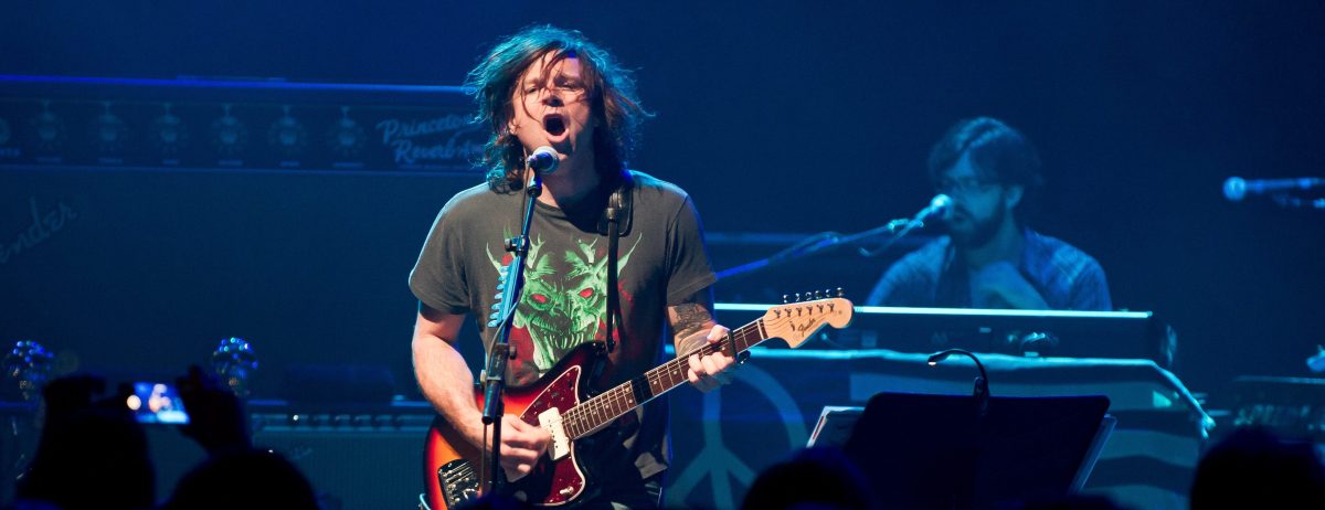 Ryan Adams performs on stage at Shepherds Bush Empire on September 19, 2014 in London, United Kingdom. (Photo by Joseph Okpako/Getty Images)