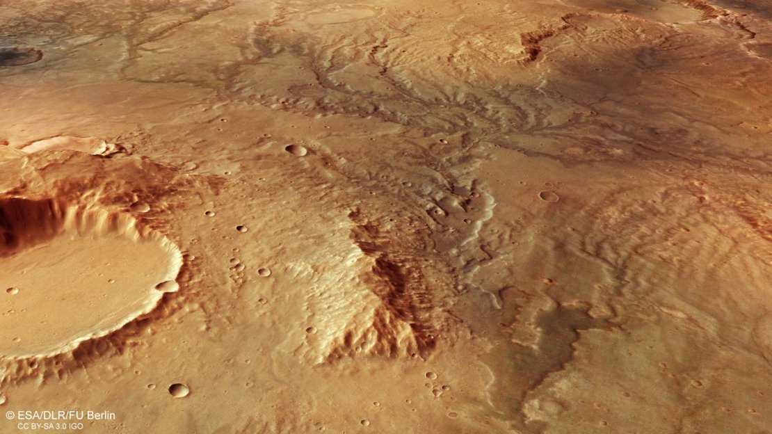 Mars ancient rivers