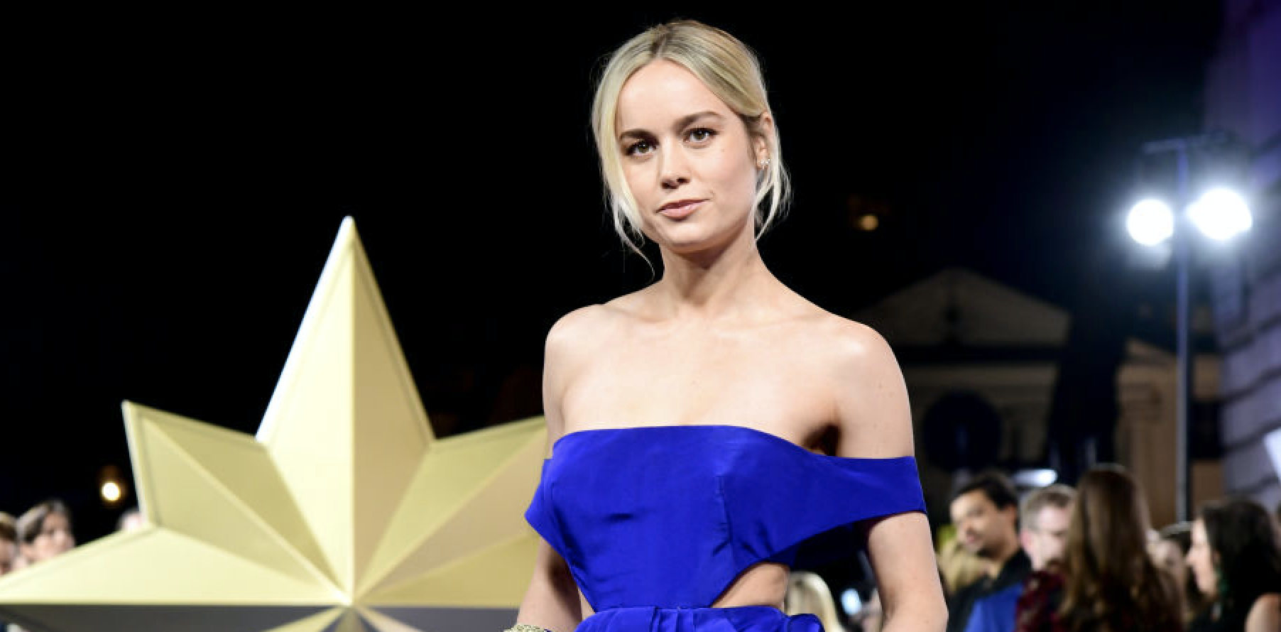 Brie Larson attending the Captain Marvel European Premiere held at the Curzon Mayfair, London. Picture date: Wednesday February 27, 2019. (Ian West/PA Wire via Getty Images)