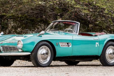 The BMW 507 roadster which was owned by Count Albrecht Graf von Goertz. (Bonhams)