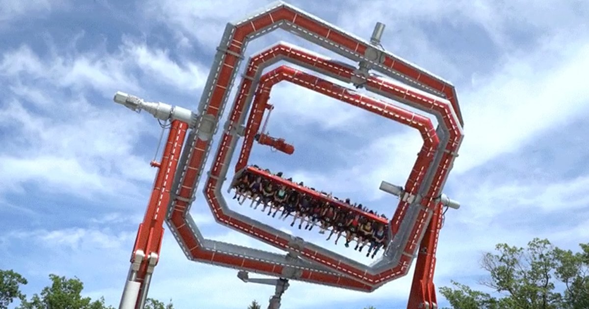 Six Flags Cyborg Cyber Spin Ride - InsideHook