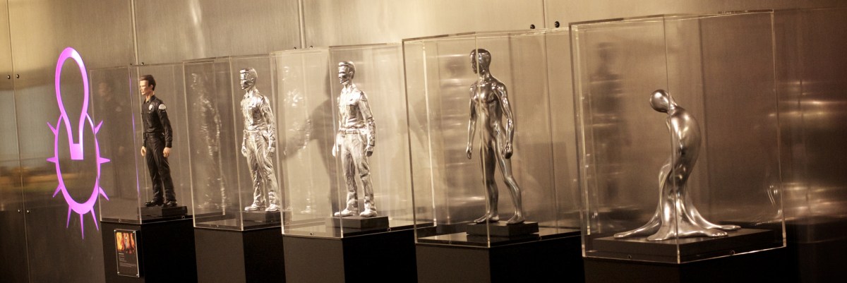 Phases of the T-1000 Terminator from the "Terminator 2" movie. (Photo credit: Flickr, Marcin Wichary)