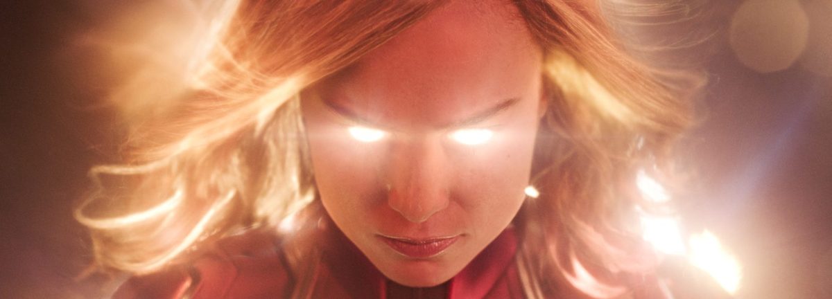 She's ready for her closeup:  Brie Larson in Marvel Studios' CAPTAIN MARVEL (©Marvel Studios)