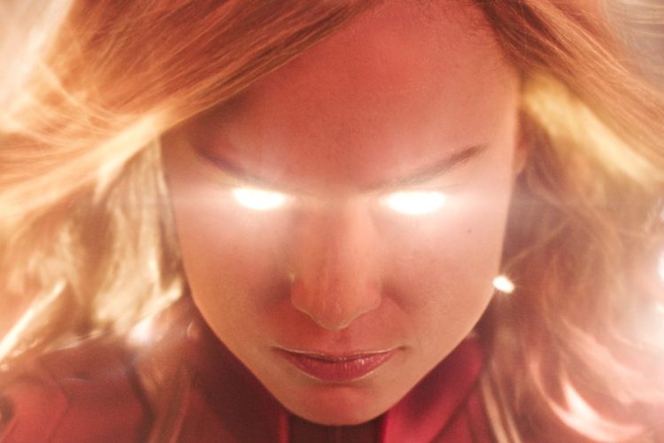 She's ready for her closeup:  Brie Larson in Marvel Studios' CAPTAIN MARVEL (©Marvel Studios)