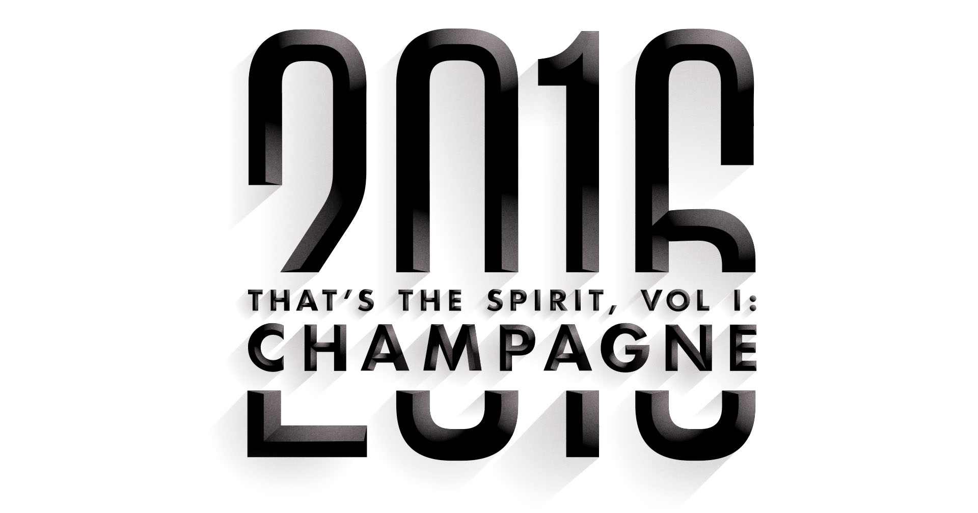 That’s the Spirit, Vol. I: Champagne