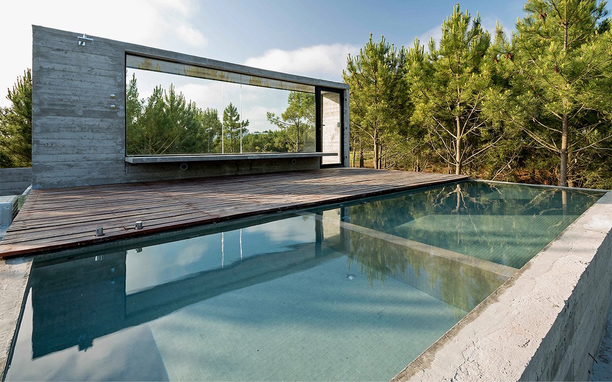 1200px x 750px - Buenos Aires Costa Esmeralda Concrete Rooftop Pool House ...