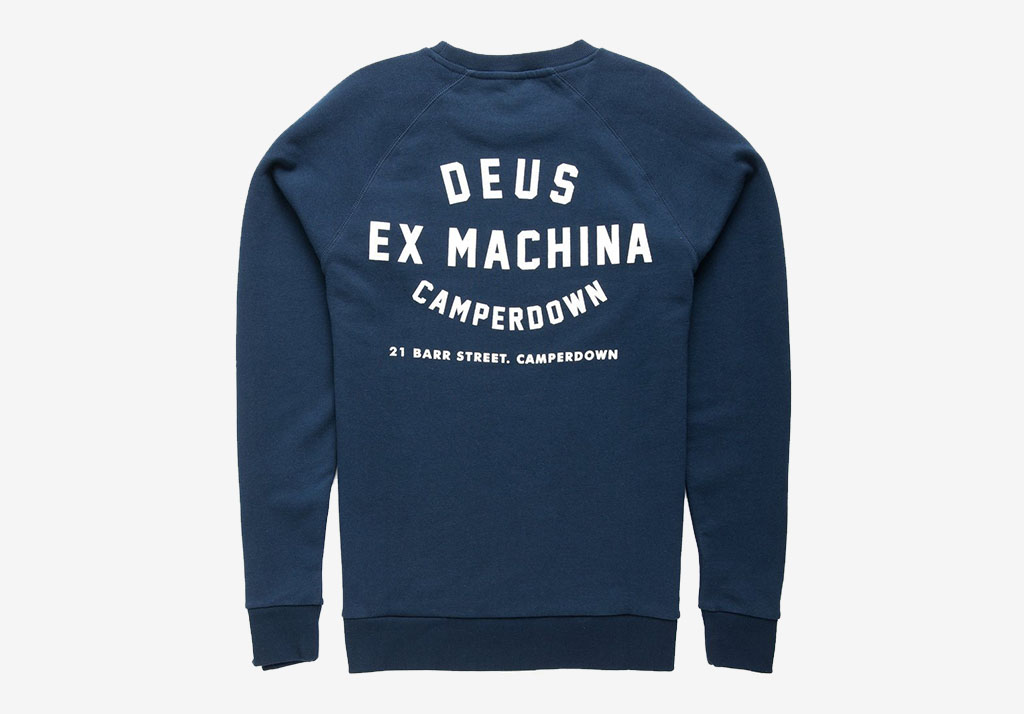 Deus Ex Machina Venice Address Raglan Crew Cotton Freshen Up: Superhuman
