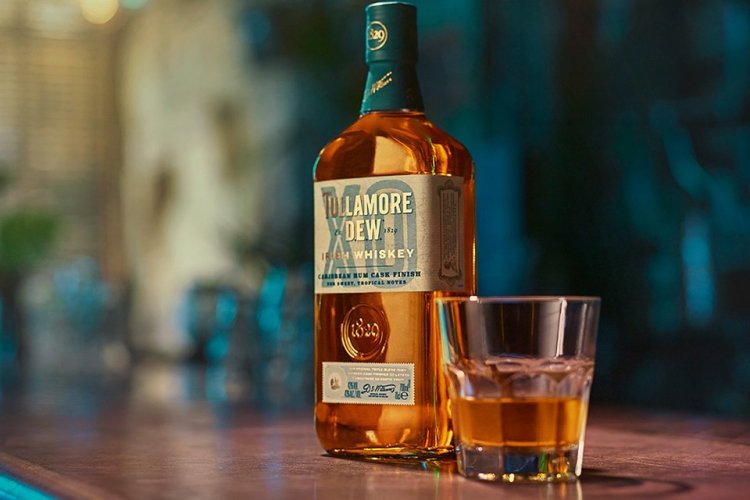 Tullamore Dew whiskey glass