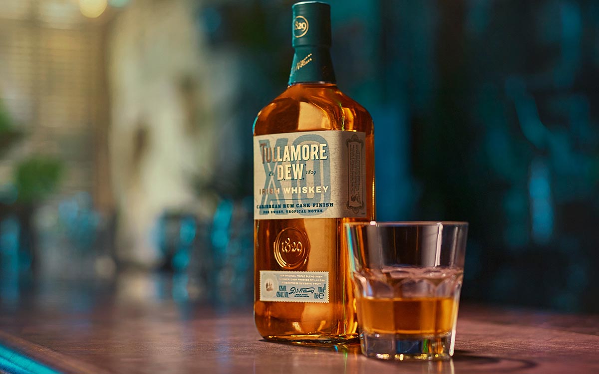 Tullamore Dew whiskey glass