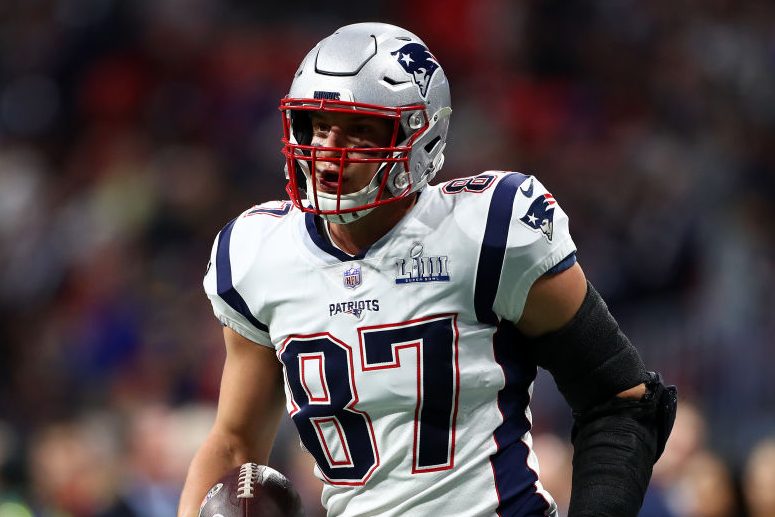 Rob Gronkowski of the New England Patriots. (Maddie Meyer/Getty Images)