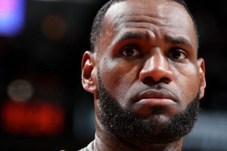 CHICAGO, IL - MARCH 12:  LeBron James #23 of the Los Angeles Lakers looks on against the Chicago Bulls on March 12, 2019 at the United Center in Chicago, Illinois. (Photo by Nathaniel S. Butler/NBAE via Getty Images)