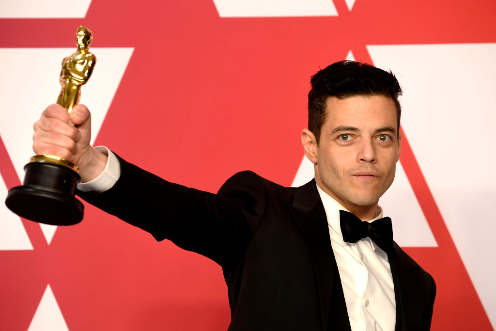 HOLLYWOOD, CALIFORNIA - FEBRUARY 24: Rami Malek, winner of Best Actor for 'Bohemian Rhapsody,' attends the 91st Annual Academy Awards press room at Hollywood and Highland on February 24, 2019 in Hollywood, California. (Photo by Frazer Harrison/Getty Images)