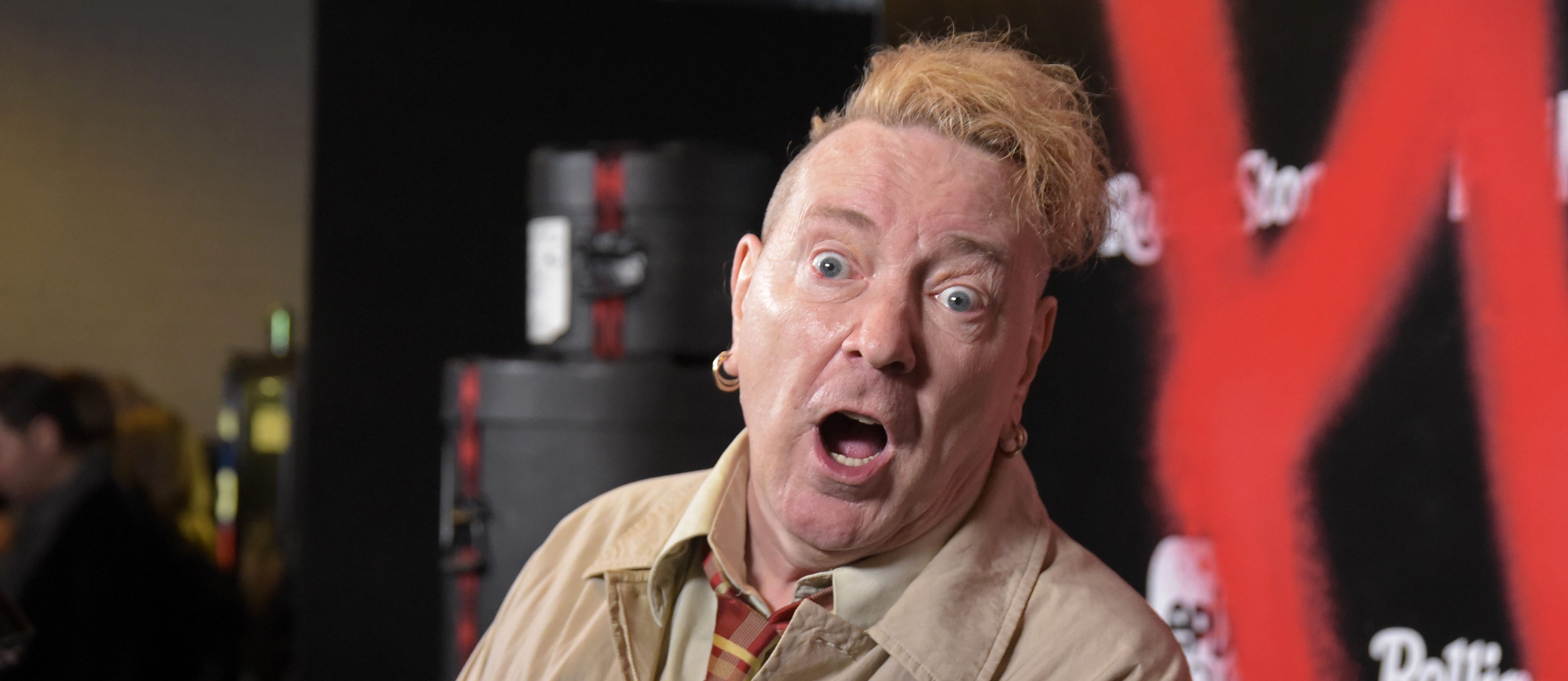 Singer John Lydon of the Sex Pistols attends the Los Angeles premiere of the EPIX Original Docu-Series "PUNK" at SIR on March 04, 2019 in Los Angeles, California. (Photo by Michael Tullberg/FilmMagic)