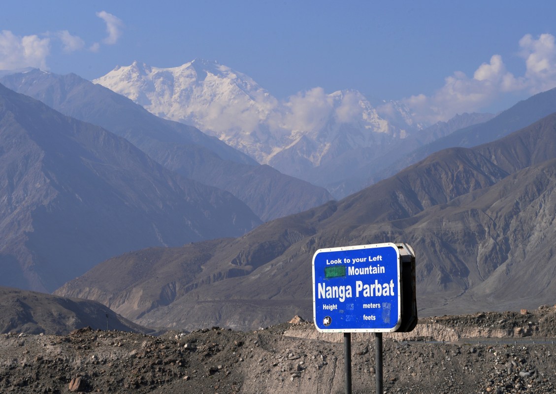 Two climbers are missing on Pakistan's "Killer Mountain." (AAMIR QURESHI/AFP/Getty Images)
