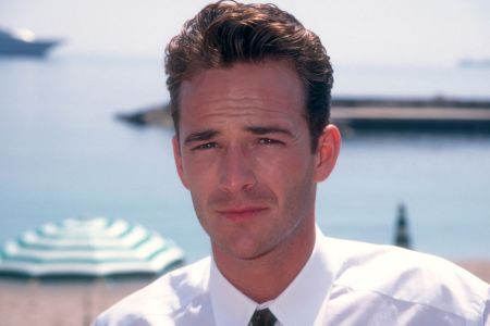 Luke Perry, who died in early March at the age of 52, embodied the detached irony of the 1990s in his teen idol role of "Dylan" on Fox's primetime soap series "Beverly Hills, 90210." (Photo by Ron Davis/Getty Images; 1995)