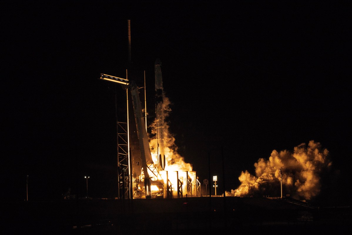 SpaceX's Falcon 9 rocket lifts off from Cape Canaveral with its Crew Dragon capsule aboard on March 2, 2019. This SpaceX mission was an unmanned test run for the next launch, where the Crew Dragon capsule will take astronauts to the International Space Station. (Photo credit: Diana Crandall, RealClearLife)