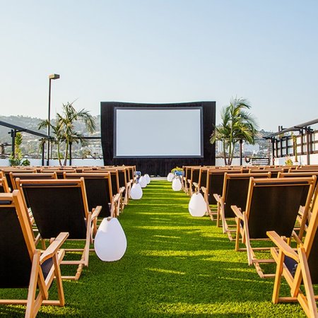 Grab Dinner and a Movie at LA’s New Rooftop Cinema