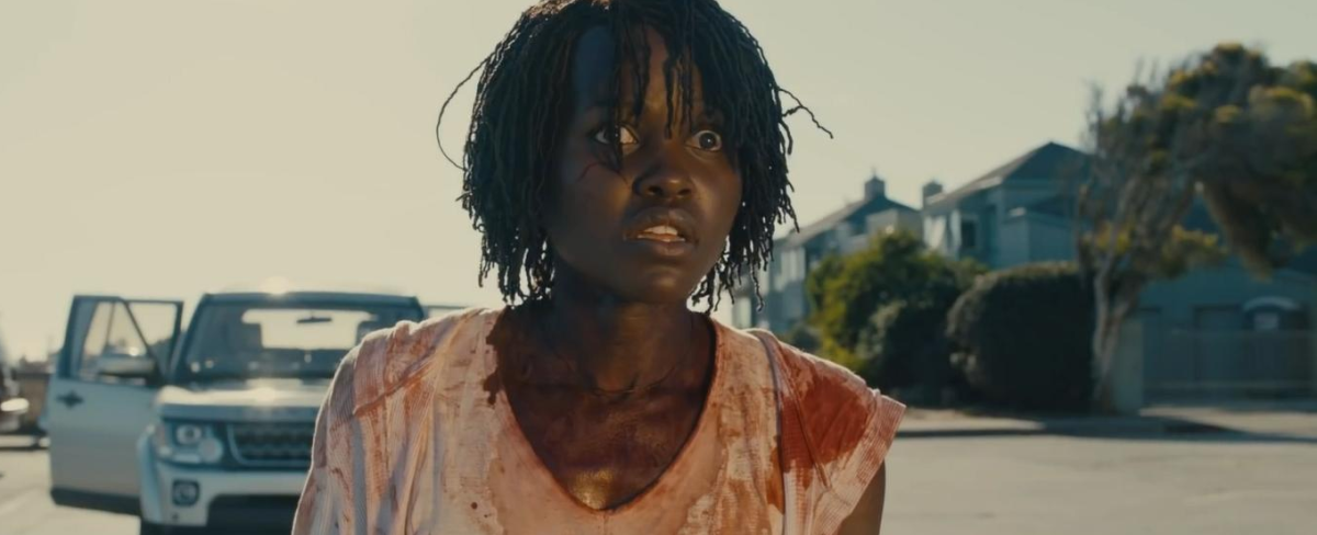Lupita Nyong'o in a still from the IMDB.com trailer of Jordan Peele's "Us" (IMDB)