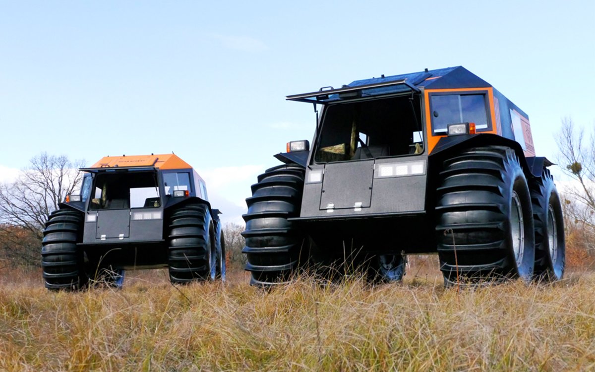 Russian Sherp ATV Is Amphibious and Uses Patented Tires InsideHook
