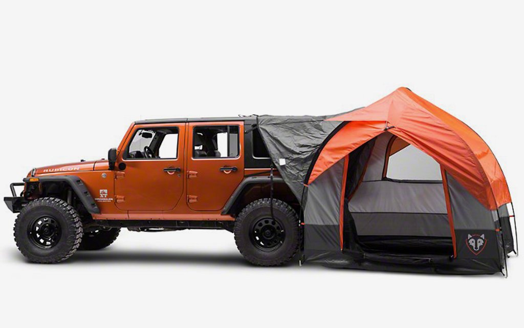 Rightline Gear SUV Camping Tent for Jeep Wrangler InsideHook