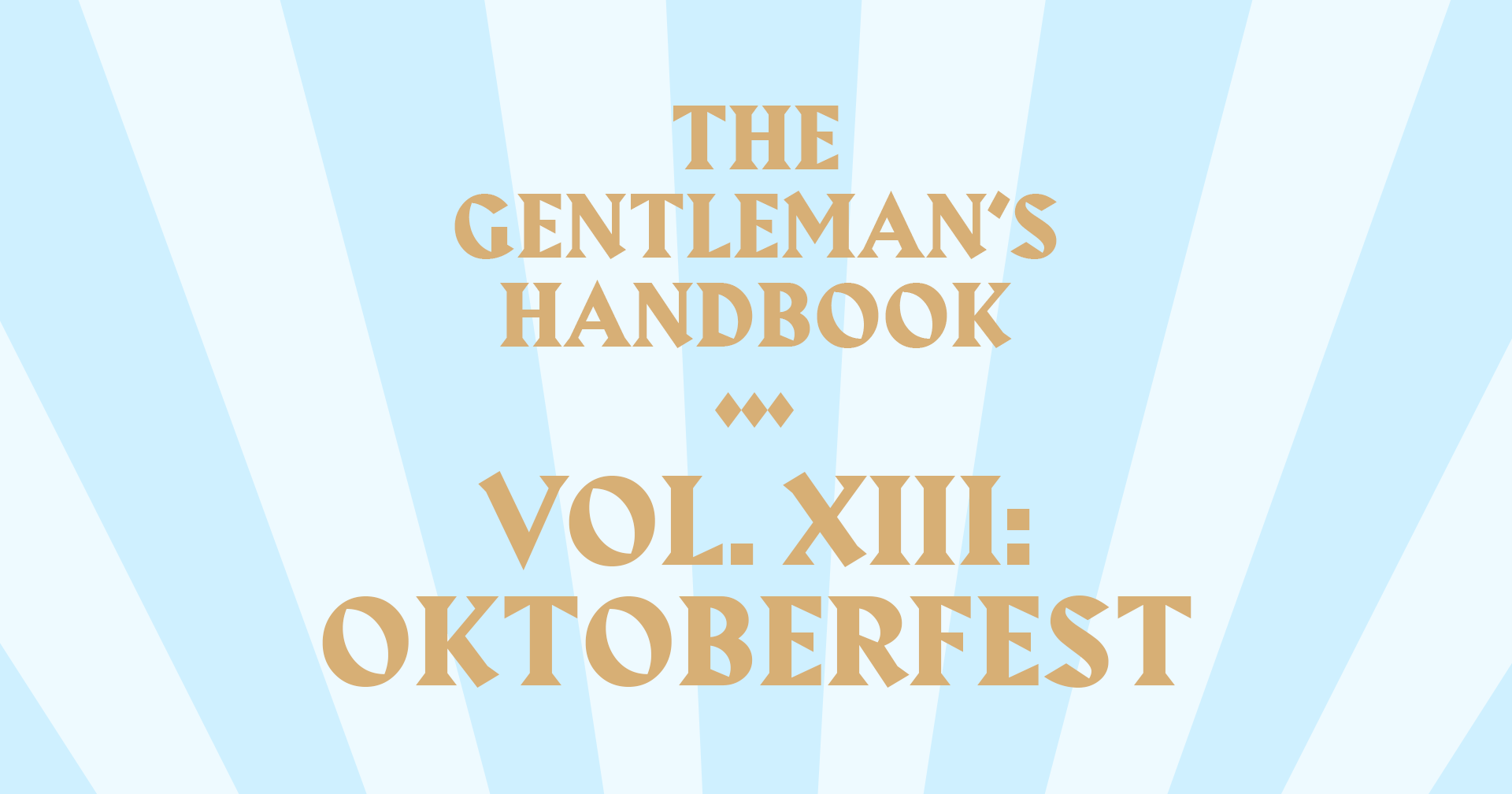 The Gentleman’s Handbook