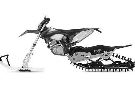 Let Your Dirt Bike Play in the Snow With This Conversion Kit