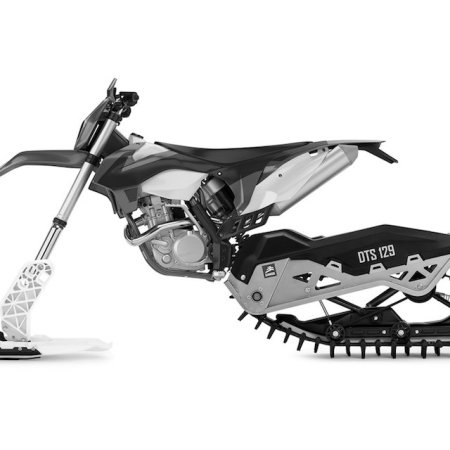Let Your Dirt Bike Play in the Snow With This Conversion Kit