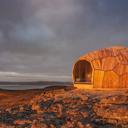You Can Find Us in One of These Norwegian Turtle-Shell Hiking Shelters