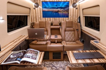 These Bespoke Mercedes Vans Were Separated From Private Jets at Birth