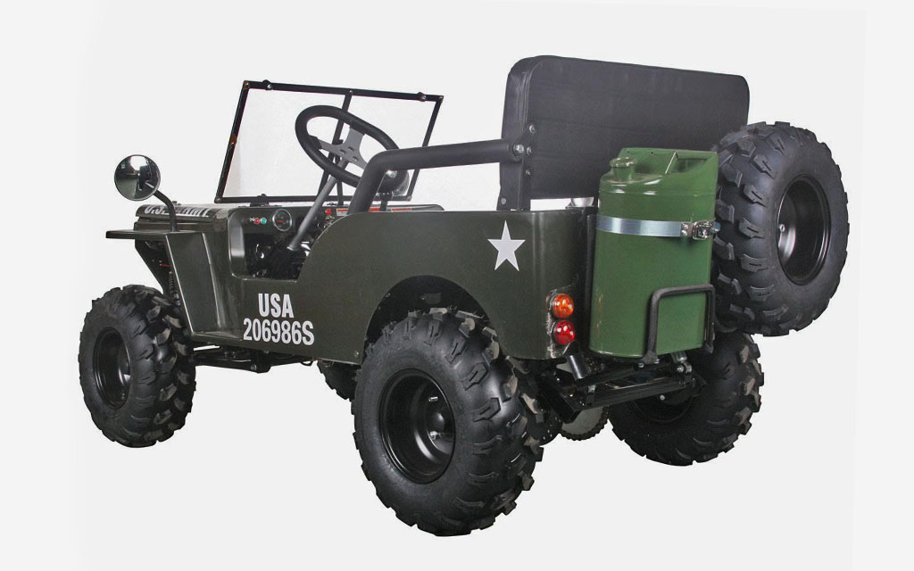 The Thunderbird Mini Jeep from New Mexicobased Zia ATVs InsideHook