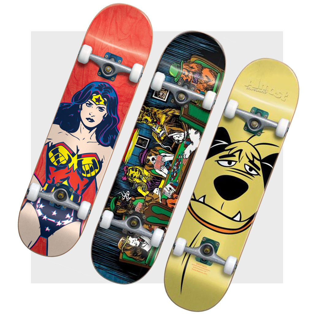 comic skateboard