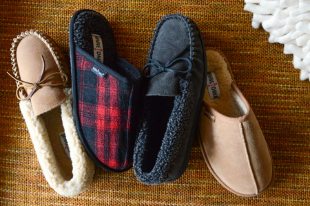 Minnetonka, mens slippers, slippers, men's winter slippers