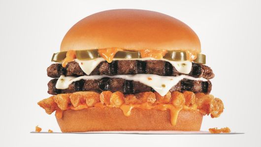 Carl's Jr. Rocky Mountain High CheeseBurger Delight CBD burger
