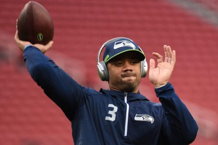 Seattle Seahawks quarterback Russell Wilson. (Photo by Cody Glenn/Icon Sportswire via Getty Images)