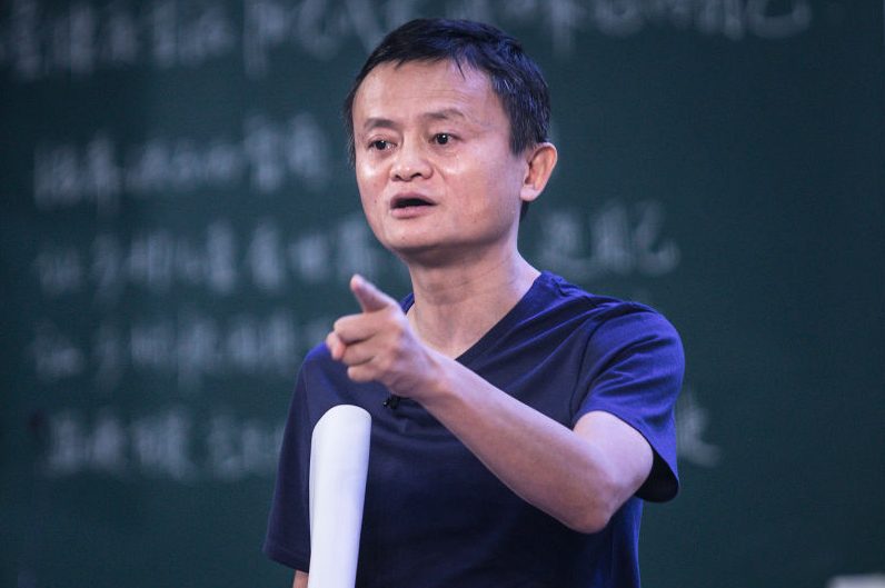 Founder and Chairman of Alibaba Group Jack Ma. (Photo by Wang HE/Getty Images)