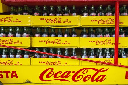 Old Coca-Cola soda wagon. (Getty Images)