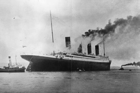A letter from the doomed Titanic is up for auction. (Getty Images)