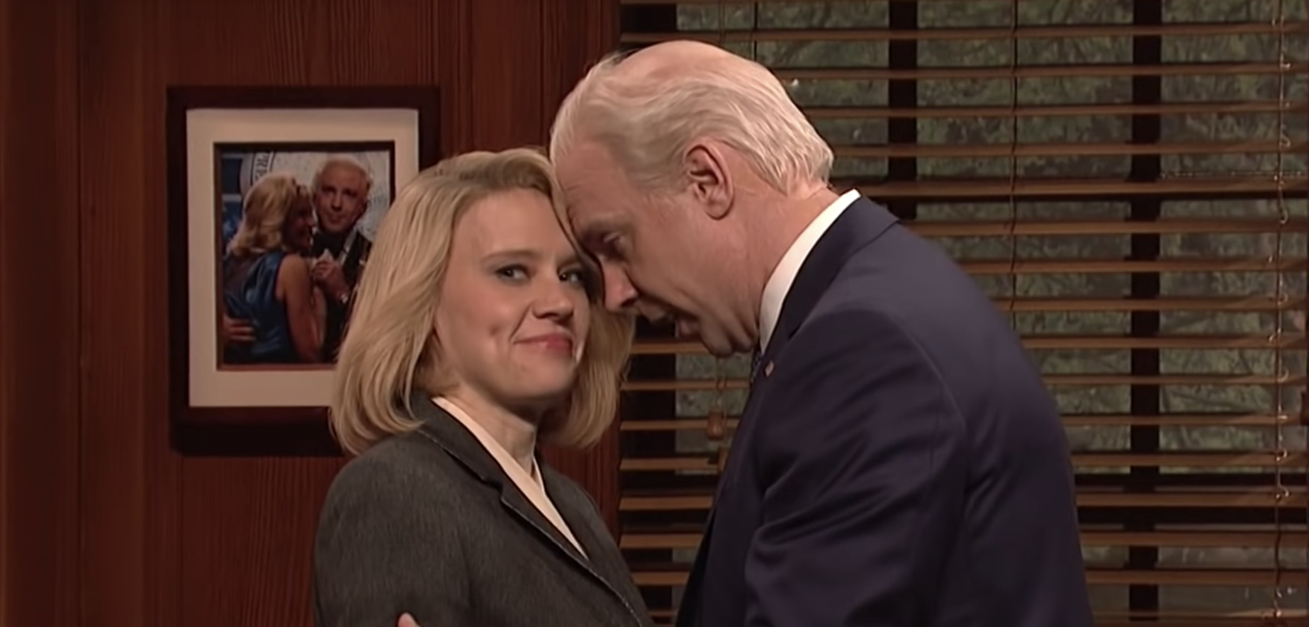 Jason Sudeikis and Kate McKinnon on "Saturday Night Live." (NBC)