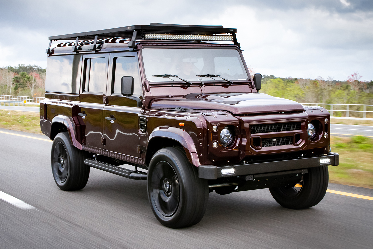 Project Camper is a custom Land Rover Defender D110.