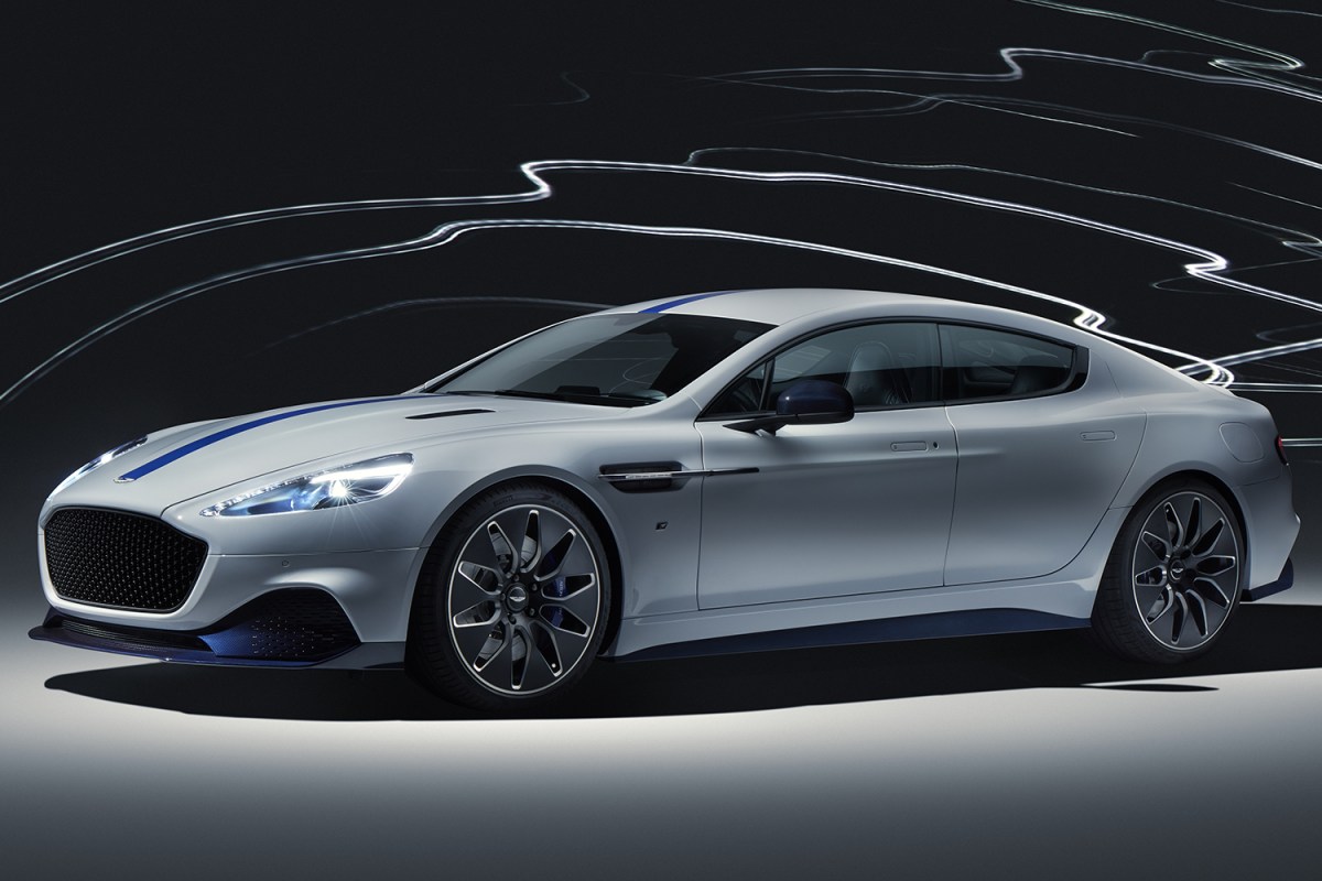 The Rapide E, Aston Martin's first all-electric vehicle, is available to order.