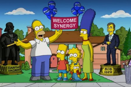 The Simpsons make their Disney+ announcement (The Walt Disney Company)