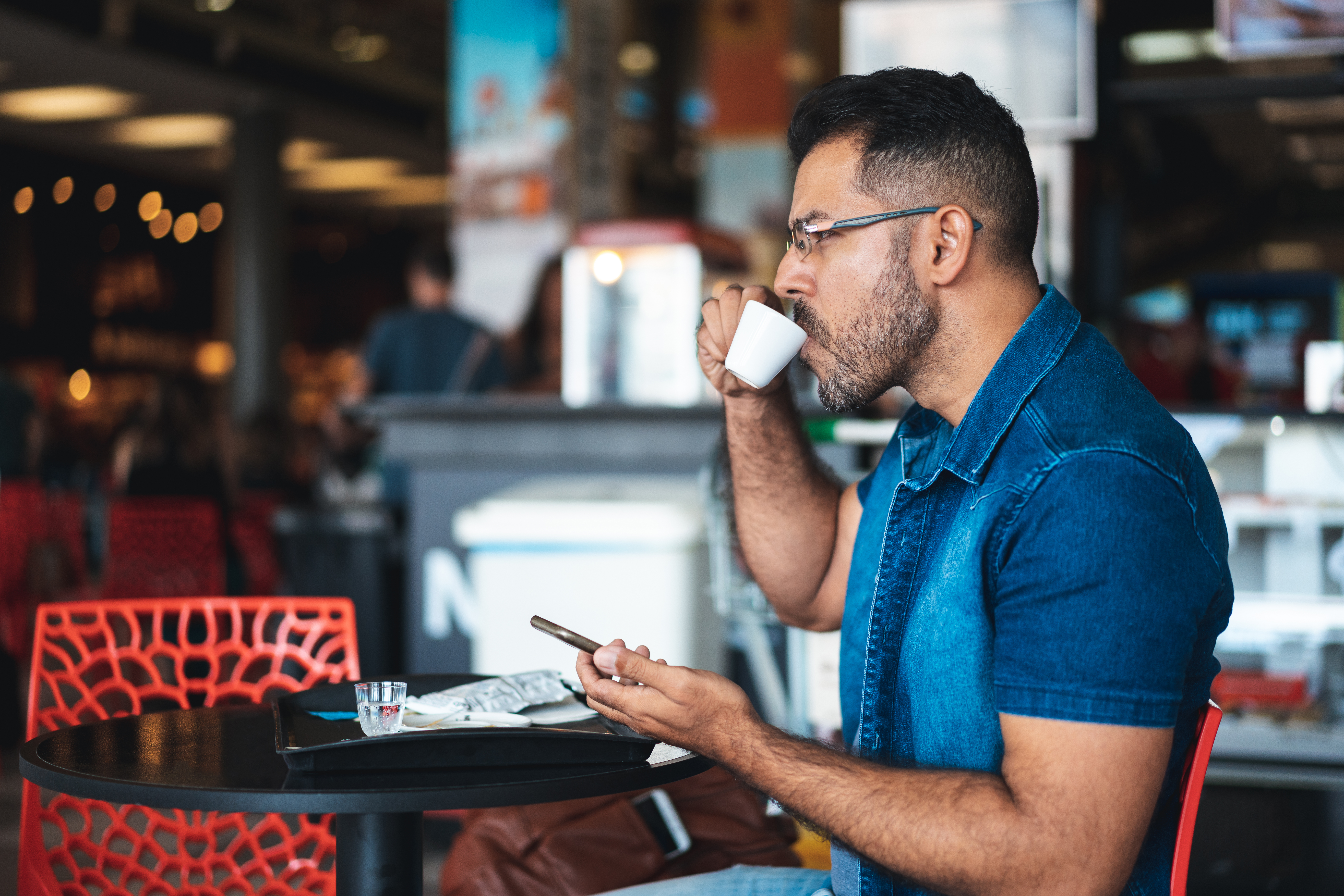 Does this handsome gentleman know how 5G might affect his privacy?