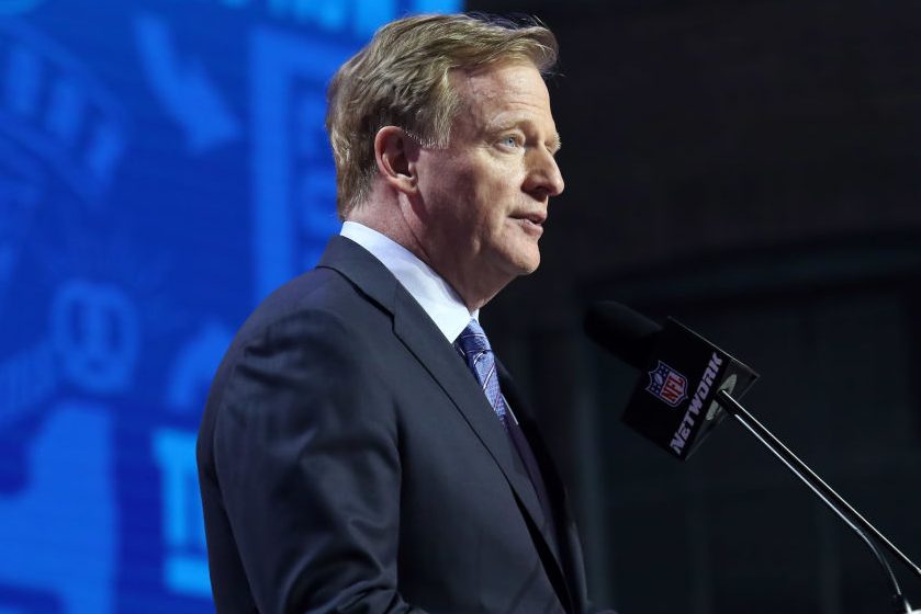 NFL Commissioner Roger Goodell. (Michael Wade/Icon Sportswire via Getty)