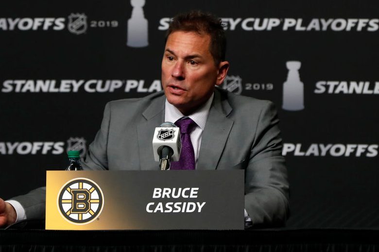 Boston Bruins head coach Bruce Cassidy. (Fred Kfoury III/Icon Sportswire via Getty)