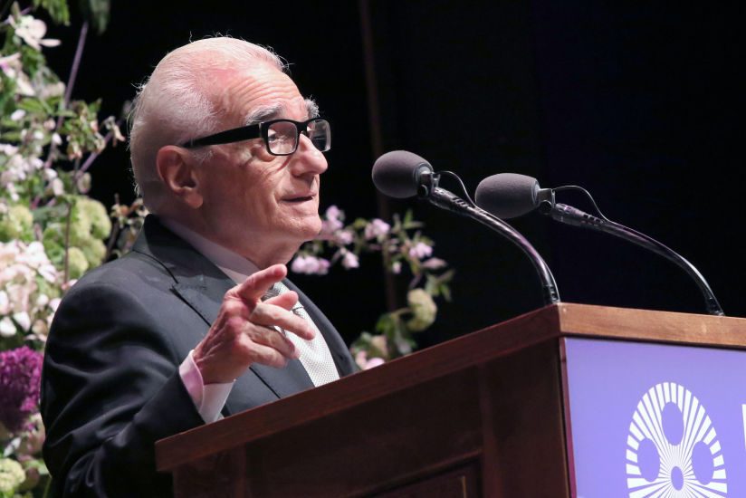 Director Martin Scorsese speaks at Lincoln Center. (Jim Spellman/WireImage)