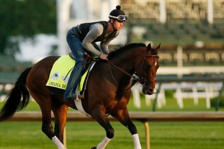 Omaha Beach training. (Michael Reaves/Getty)