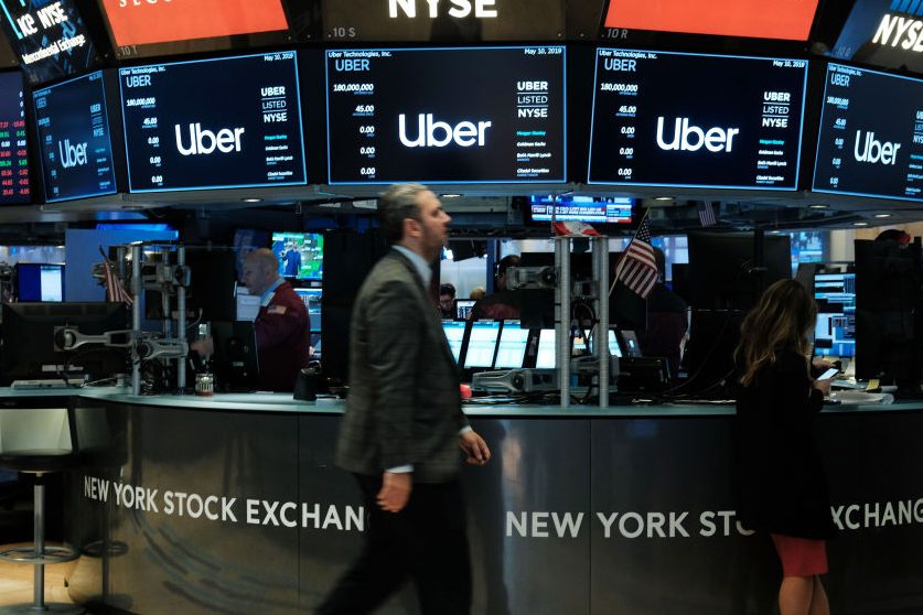 Uber makes its highly anticipated IPO on May 10. (Spencer Platt/Images)