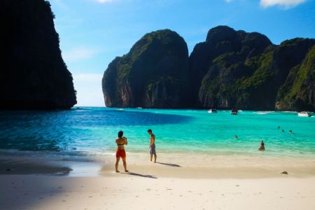 Maya Bay will stay closed for two more years. (GettyImages)