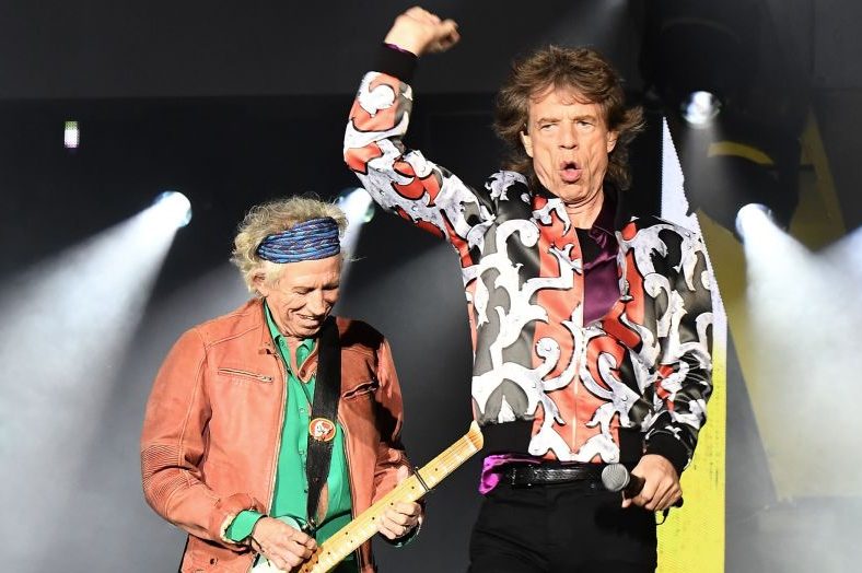 Mick Jagger and Keith Richards of The Rolling Stones. (BORIS HORVAT/AFP/Getty Images)