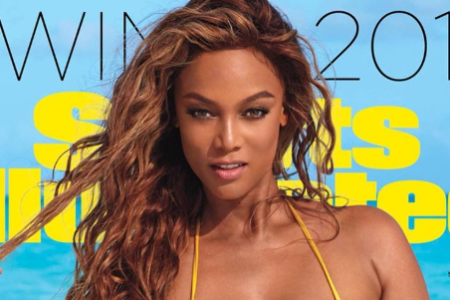 Tyra is smizing for Sports Illustrated again. 